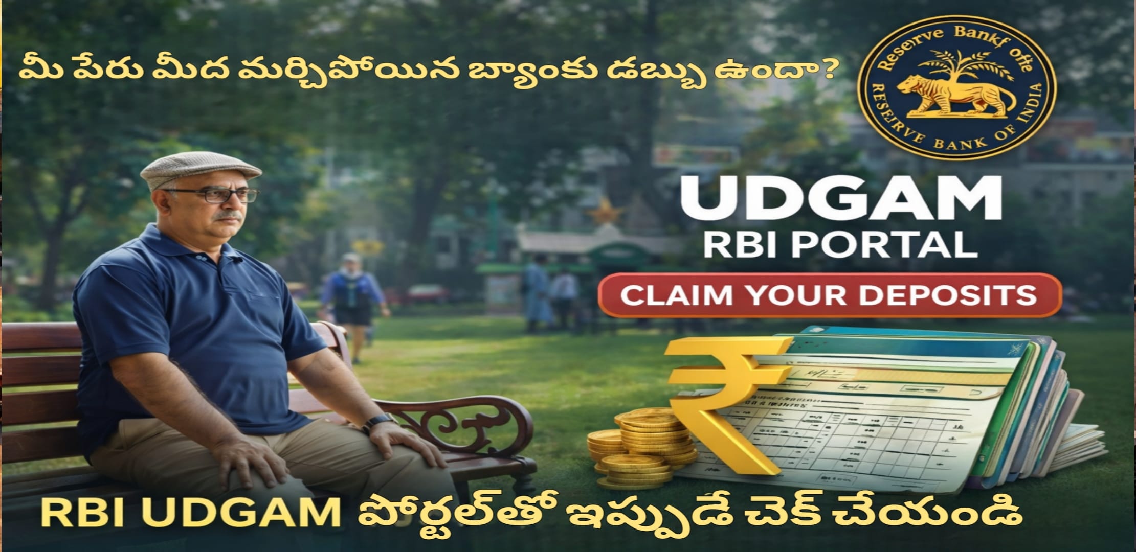 మీ పేరు మీద మర్చిపోయిన బ్యాంకు డబ్బు ఉందా? RBI UDGAM పోర్టల్‌తో ఇప్పుడే చెక్ చేయండి