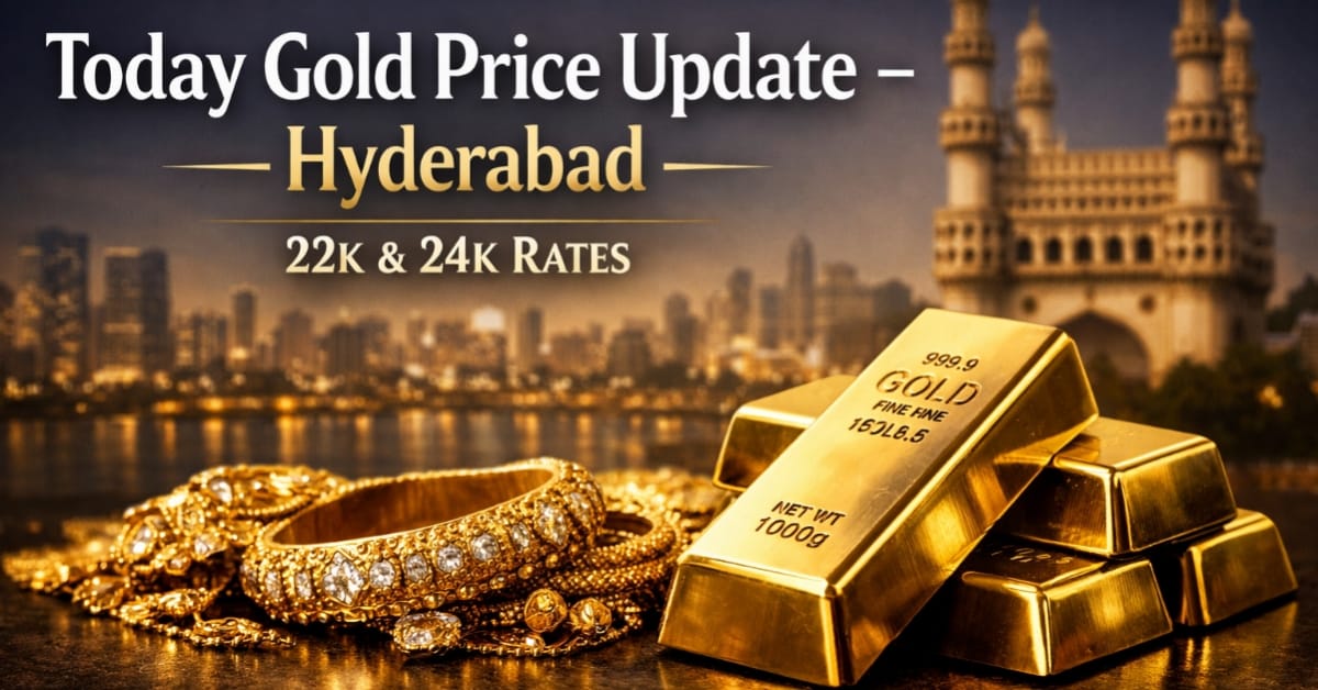 Today Gold Price: హైదరాబాద్‌లో 22K, 24K బంగారం ధరలు పెరిగాయా? ఈరోజు తాజా అప్‌డేట్