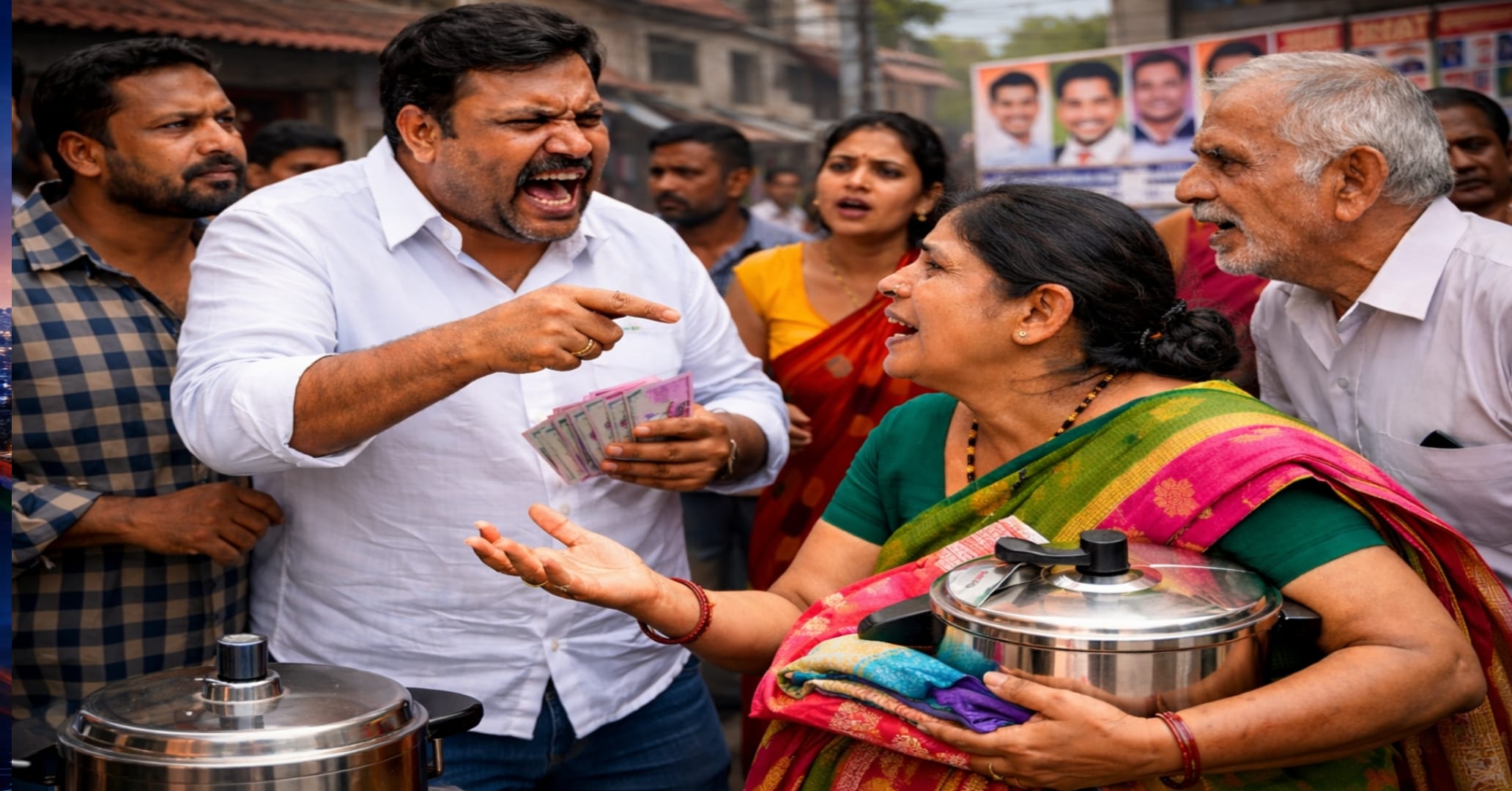 ఓట్లు వేయలేదు.. మా పైసలు మాకిచ్చేయండి!” – ఓటర్ల ఇళ్ల ముందు అభ్యర్థుల రచ్చ.. సీన్ చూస్తే షాకే!