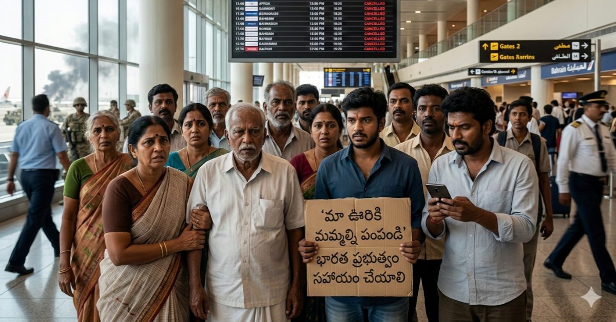 మమ్మల్ని కాపాడండి’.. బహ్రెయిన్‌లో చిక్కుకున్న 90 మంది తెలుగు పర్యాటకుల కన్నీటి విన్నపాలు!