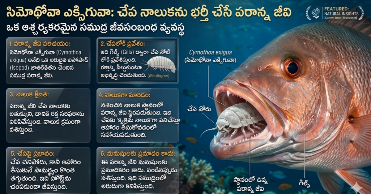Fish Tongue Eating Parasite: చేప నాలుకను భర్తీ చేసే విచిత్ర జీవి గురించి తెలుసా?