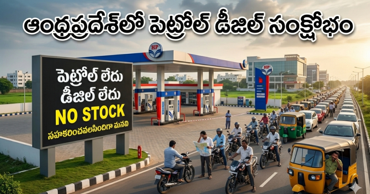 AP Petrol Crisis ఏపీలో పెట్రోల్ బంకులకు ఏమైంది? ఎక్కడ చూసినా ‘నో స్టాక్’.. తెరవెనుక ఏం జరుగుతోంది?
