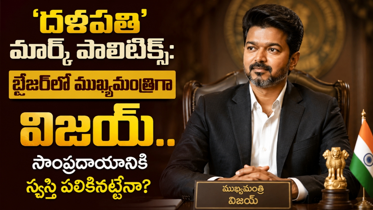 దళపతి’ మార్క్ పాలిటిక్స్: బ్లేజర్‌లో ముఖ్యమంత్రిగా విజయ్.. సాంప్రదాయానికి స్వస్తి పలికినట్టేనా?
