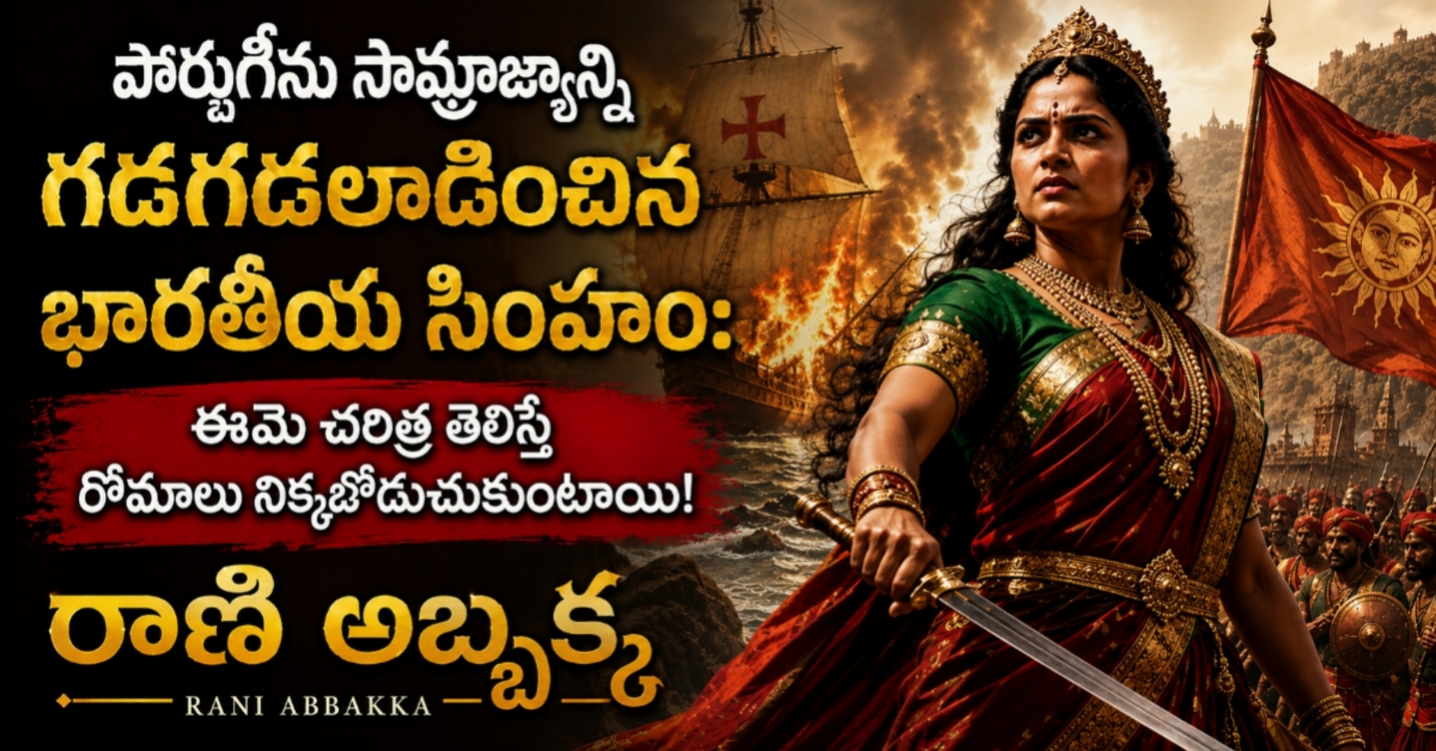Rani Abbakka Chowta పోర్చుగీసు సామ్రాజ్యాన్ని గడగడలాడించిన భారతీయ సింహం: ఈమె చరిత్ర తెలిస్తే రోమాలు నిక్కబొడుచుకుంటాయి!