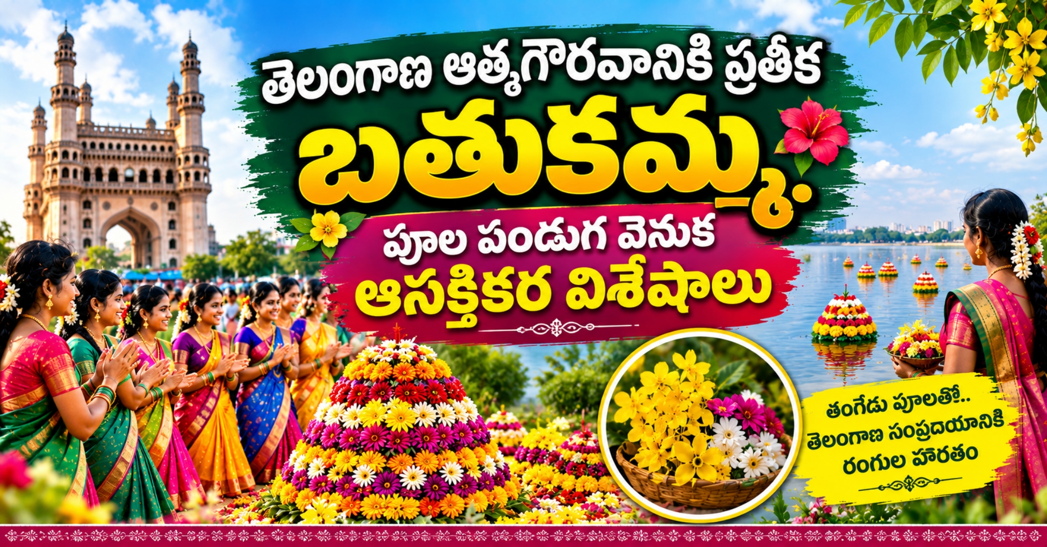 Bathukamma Festival 2026: Telangana’s Pride తెలంగాణ సంస్కృతికి పూల పండుగ బతుకమ్మ.. ప్రకృతి ఆరాధన, మహిళల ఐక్యతకు ప్రతీక